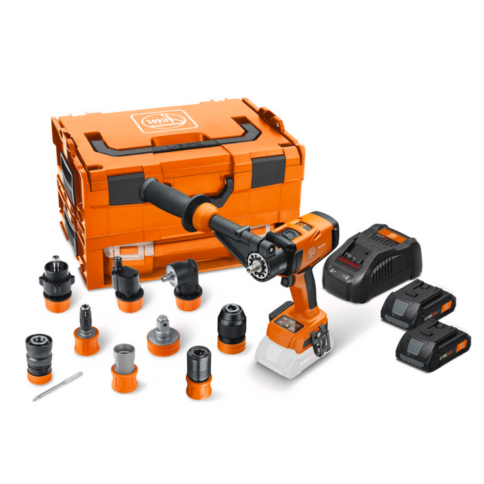 FEIN Cordless Hammer Drill/Driver Set, ASCM18-4 QMP Ampshare Top Set