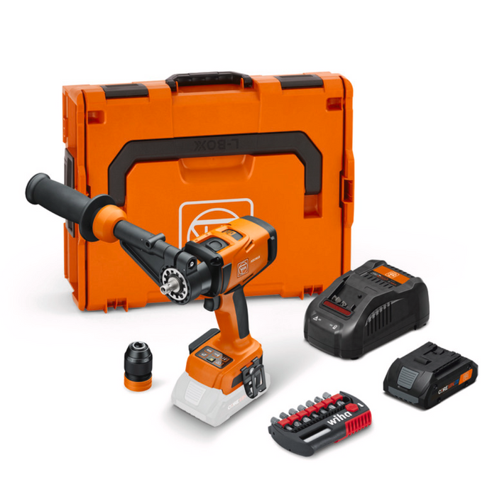 FEIN Cordless Hammer Drill/Driver Set, ASCM18-4 QMP Ampshare Universal Lean Set