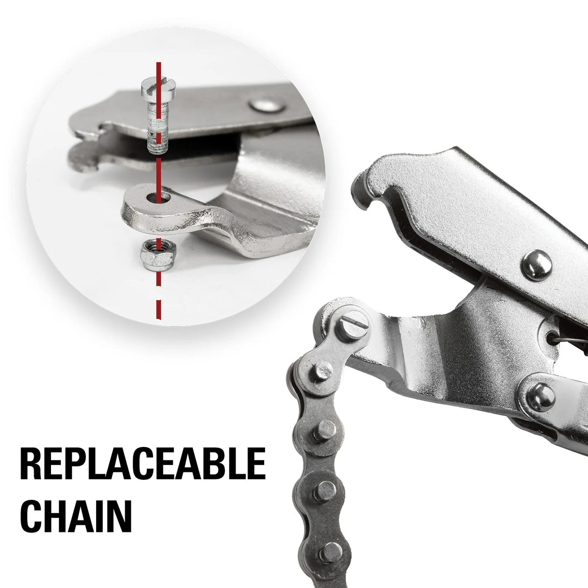 Strong Hand "The Python" Pipe Alignment Chain Pliers
