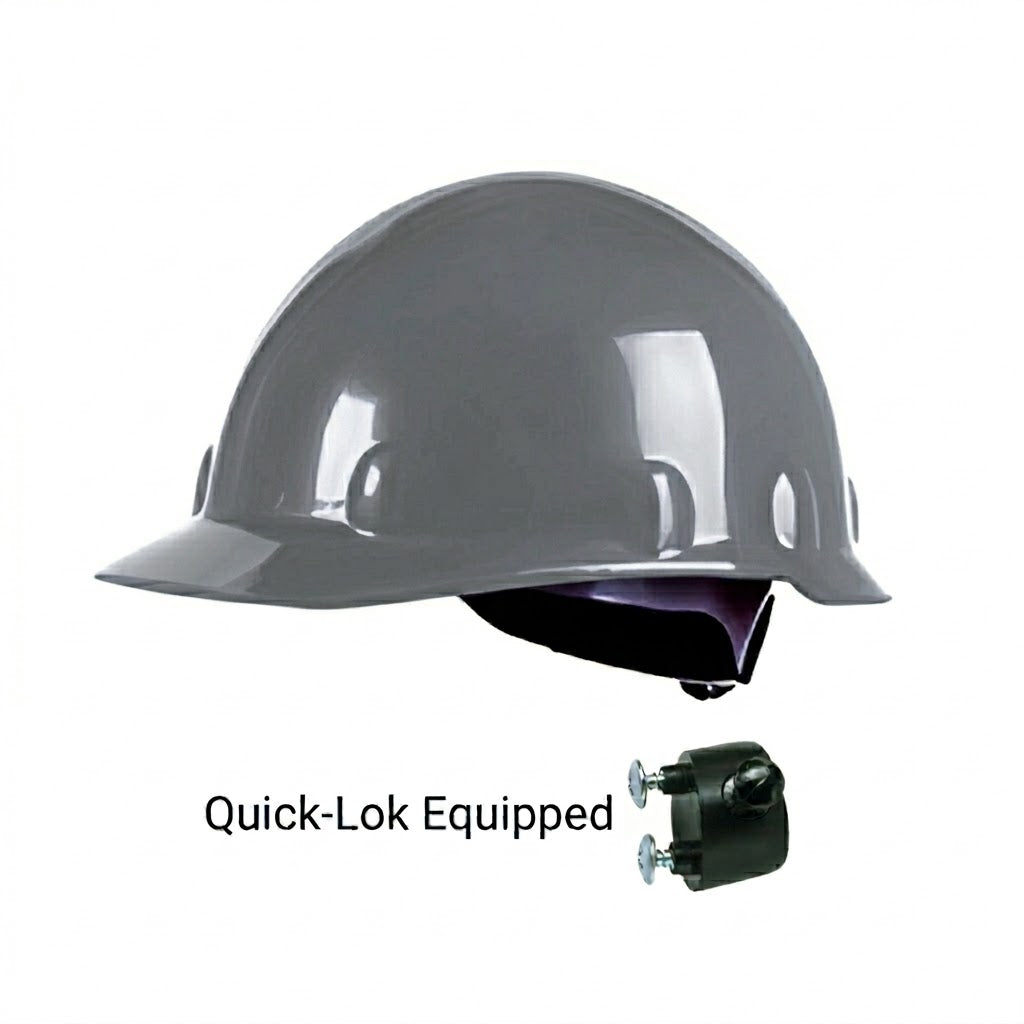 Fibre-Metal Super Eight Ratchet Hard Hat – Fiberglass Cap Style With 8-Point Suspension, Blue (P2ARW71A000)