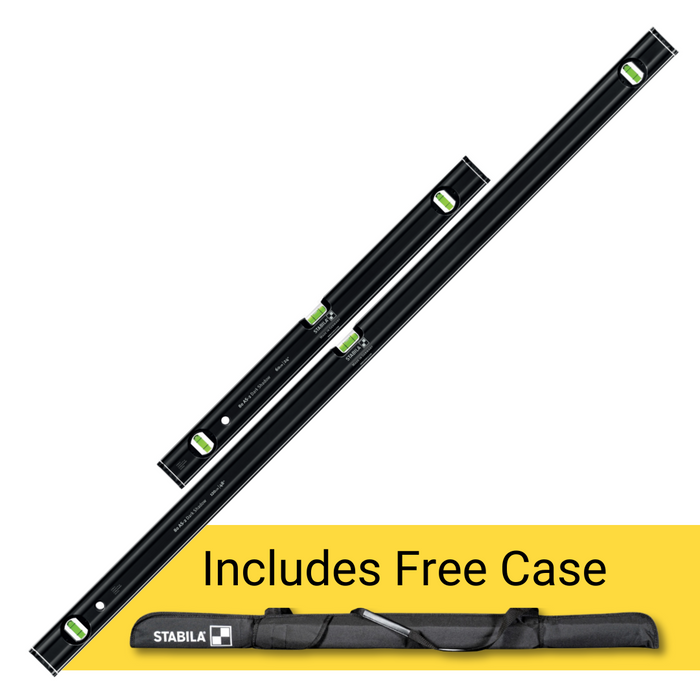 Stabila Dark Shadow 24" & 48" 80 Series Level Set