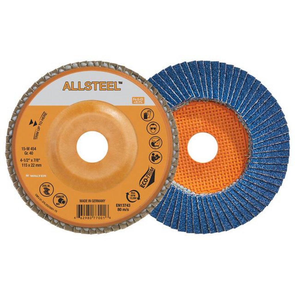 Shop Walter ALLSTEEL™ Flap Discs Canada Welding Supply