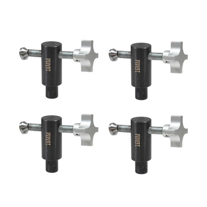 BuildPro Side Clamp Kit for 16mm Holes - 4-Pc. Kit