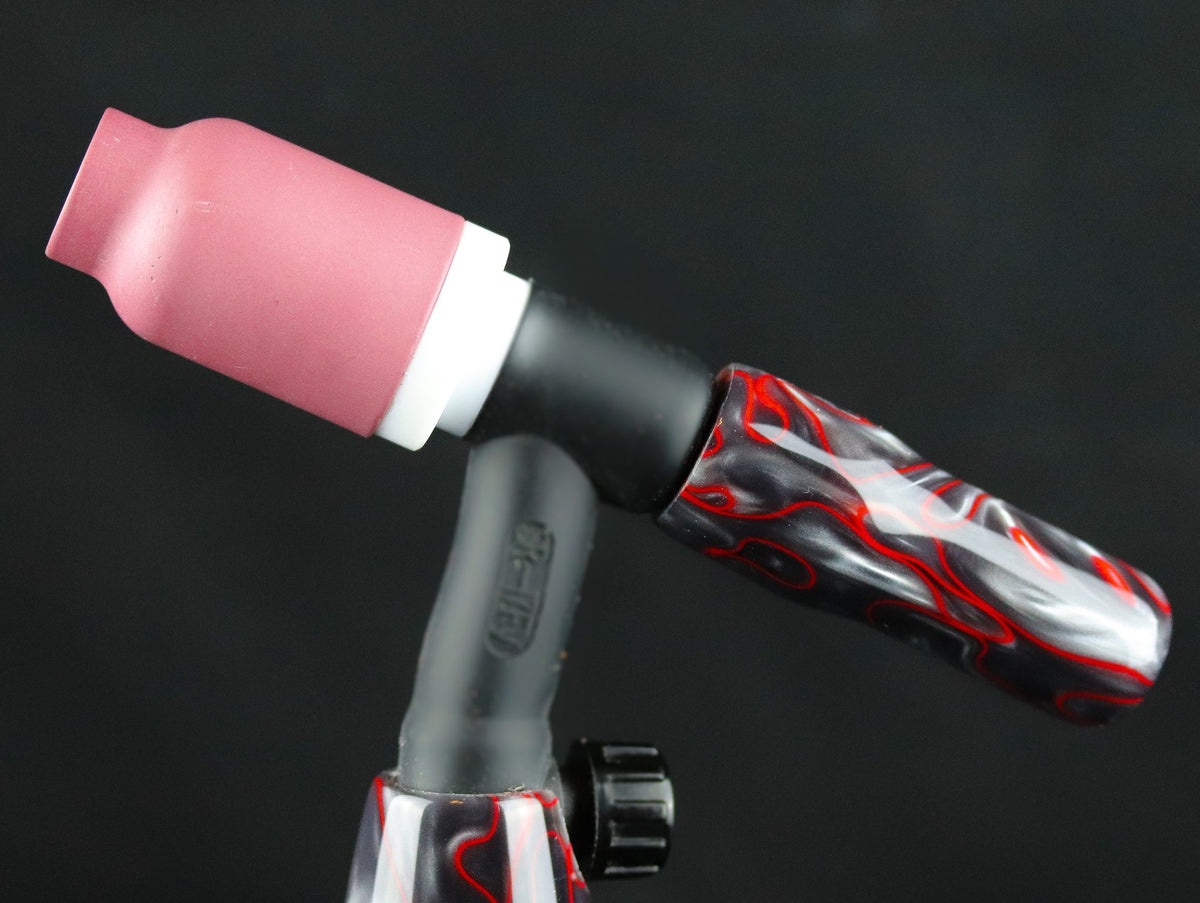 Outlaw Leather TX acrylic TIG torch back caps