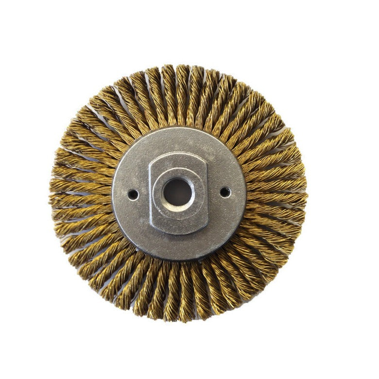 Brass wire cup brush deals for angle grinder