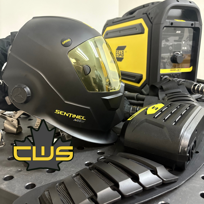 Unveiling the ESAB Sentinel A60 AIR PAPR Welding Helmet: A Game Changer for Welders, Available now at Canada Welding Supply