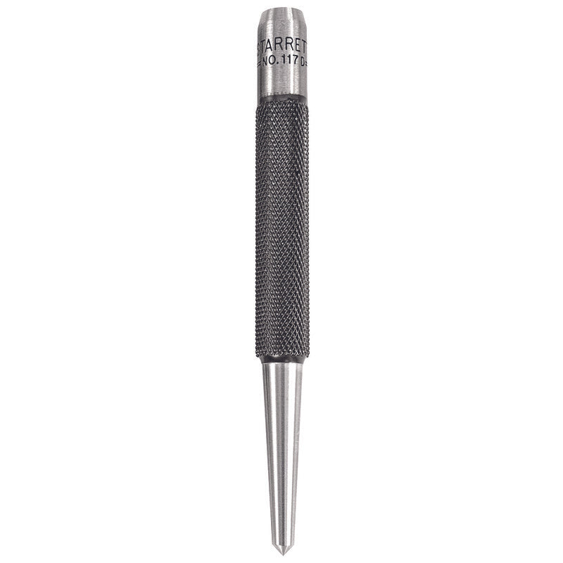 Starrett 117D Center Punch w/ Round Shank, 5/32
