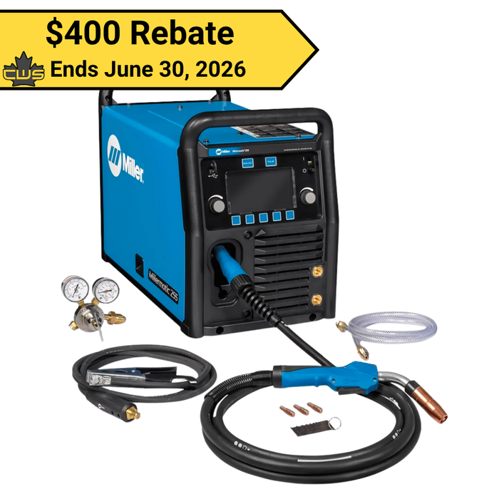 Miller Millermatic® 255 MIG/ Pulsed MIG Welder - 208/240V