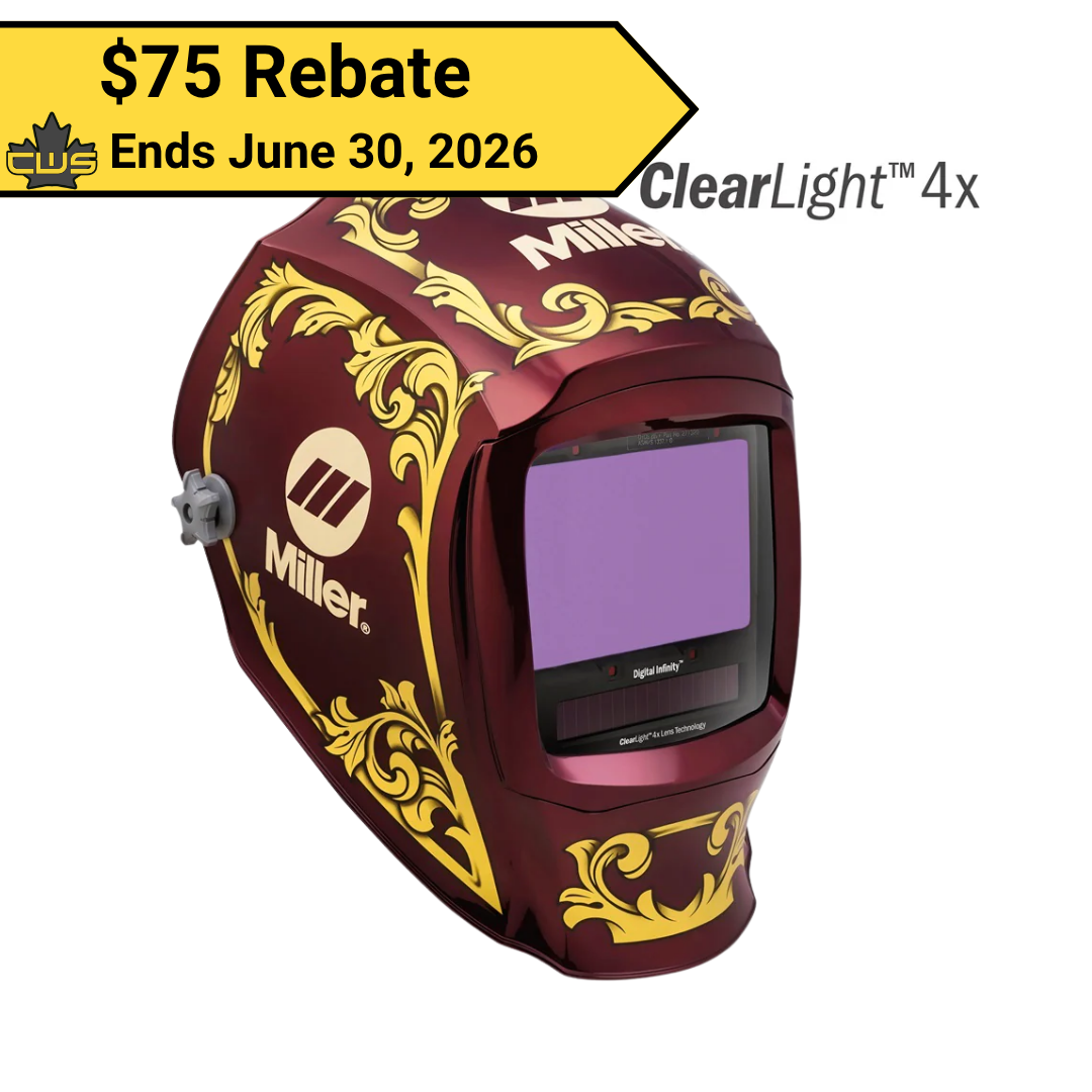 Miller Digital Infinity, Imperial Welding Helmet, Clearlight 4x