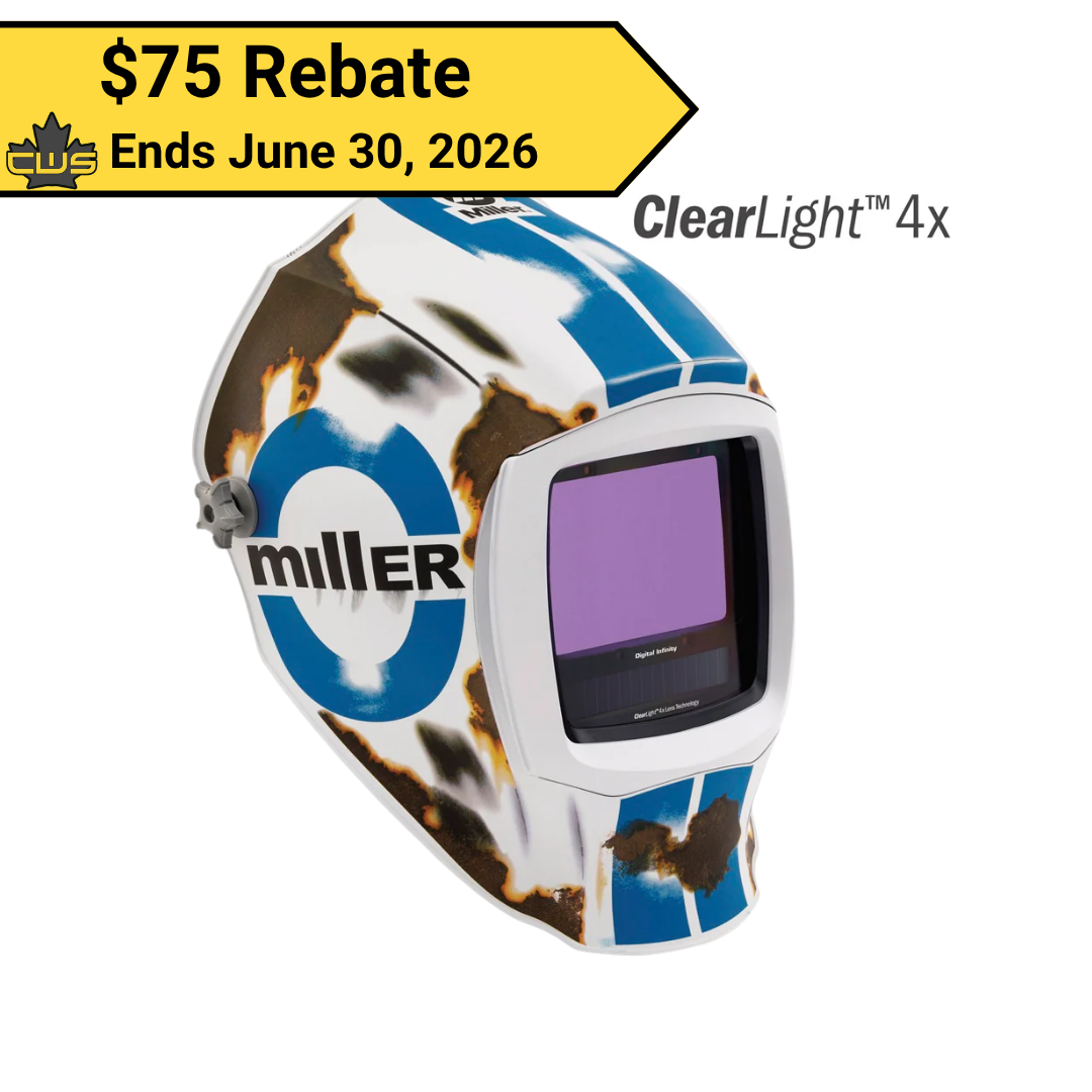 Miller Digital Infinity, Relic Welding Helmet, Clearlight 4x