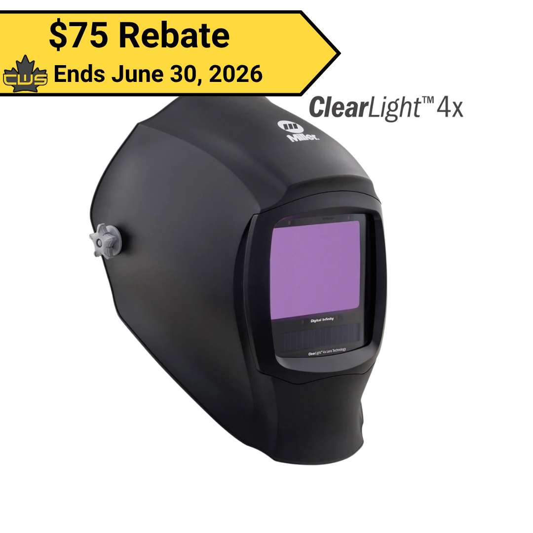 Miller Digital Infinity, Black Welding Helmet, Clearlight 4x