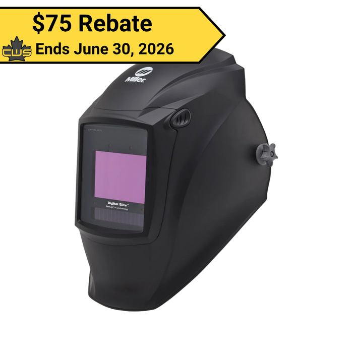 Miller Digital Elite, Black Welding Helmet, Clearlight 4x