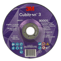 3M™ Cubitron™ 3 Grinding Wheels, Type 27 Depressed Centre