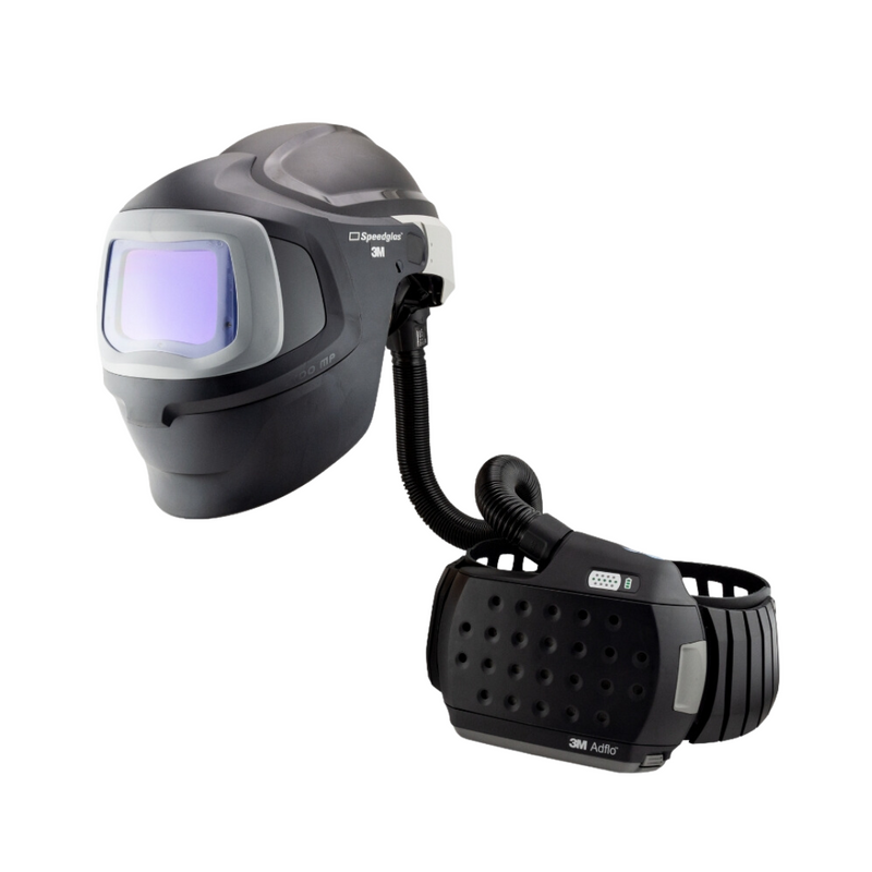 3M Speedglas Welding Helmet 9100MP with 9100XXi Lens, Adflo PAPR System