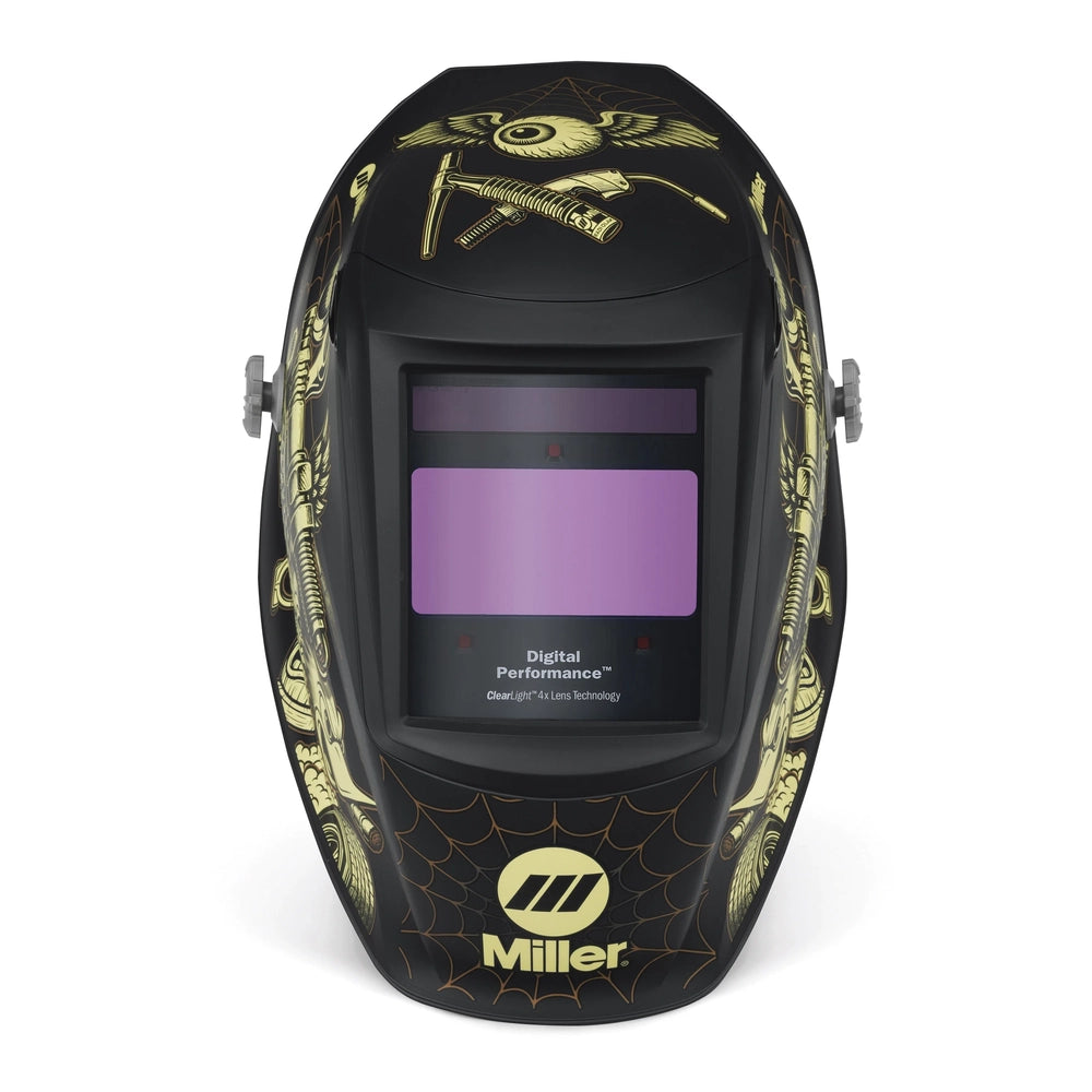 Miller Digital Performance Welding Helmet, Throttle, Clearlight 4x