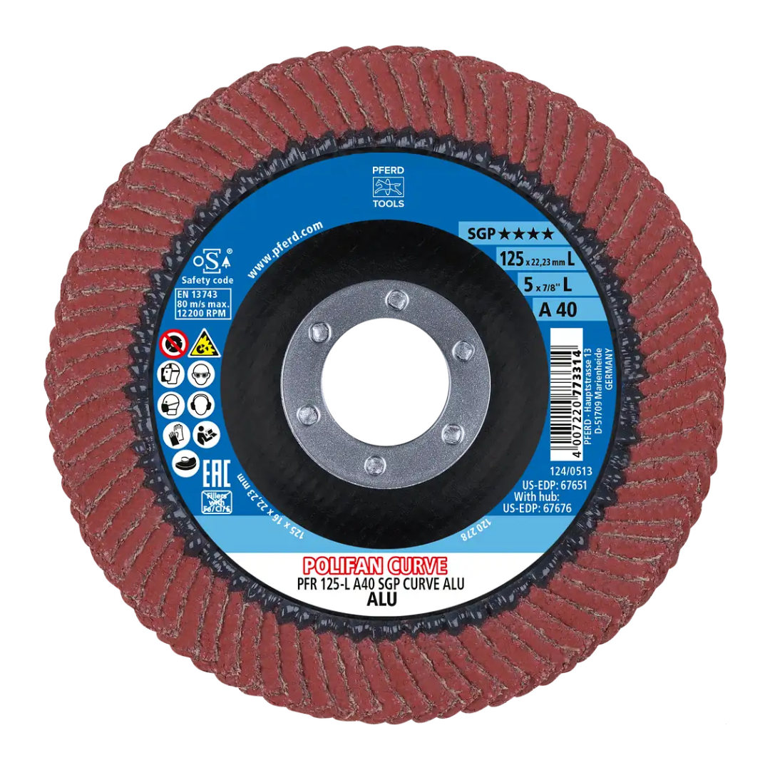 67651 Polifan ALU Curved Flap Disc