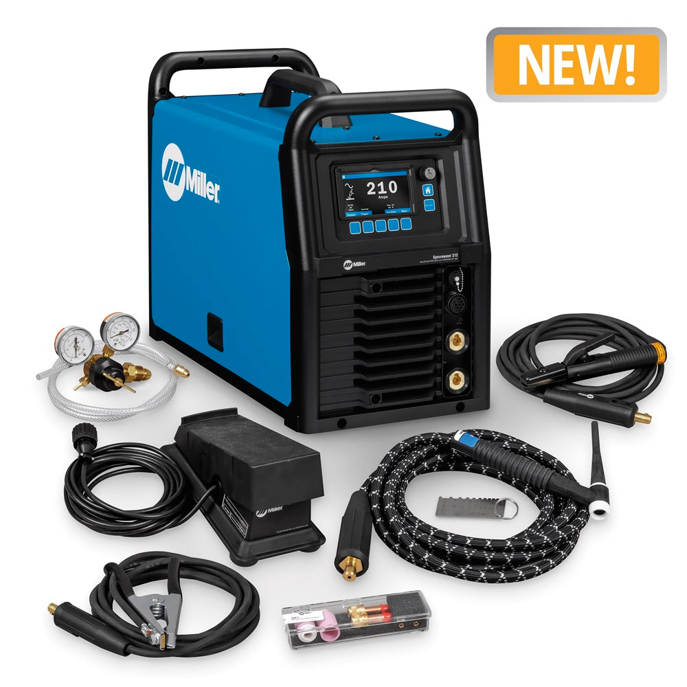 Miller Syncrowave 212 AC/DC TIG Welder Air-Cooled Package