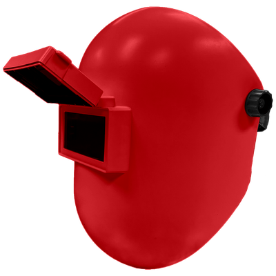 Armour Guard Sugar Scoop Fiberglass Red Pipeliner Welding Helmet
