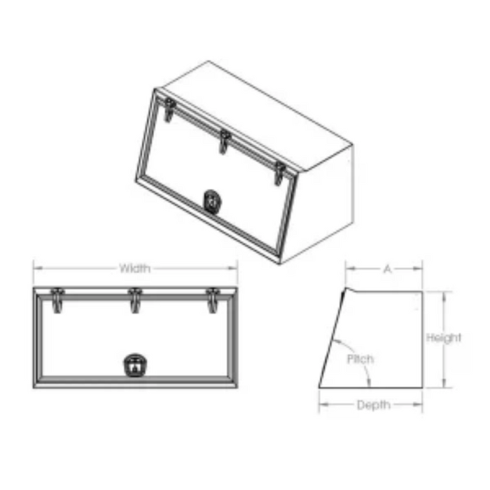 AlumaReel 48" Full Tool Boxes - Set of 2