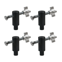 BuildPro Side Clamps - For 5/8" Diameter Tables (4-Piece Pack)