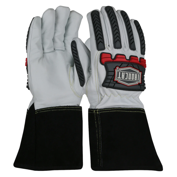 Ironcat AR Chrome-Free Premium Goatskin Leather TIG Welder's Glove