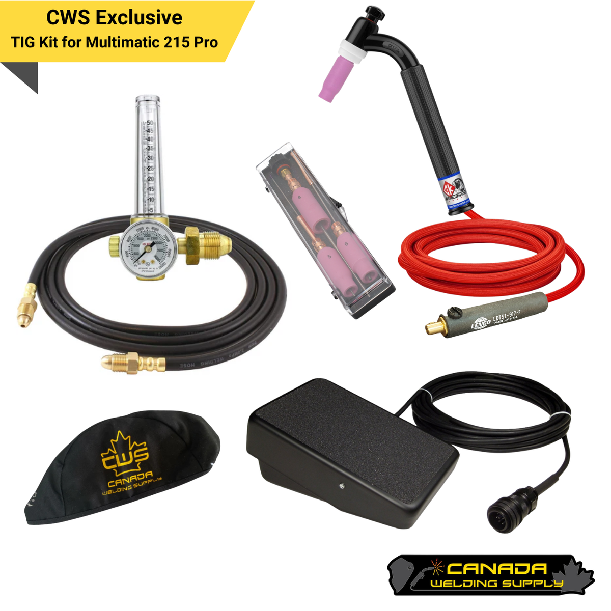 Canada Welding Supply Exclusive - TIG Kit for Miller Multimatic 215 PRO