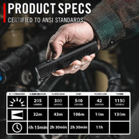 Coast SLAYER PRO 1150 Lumen Rechargeable Flashlight