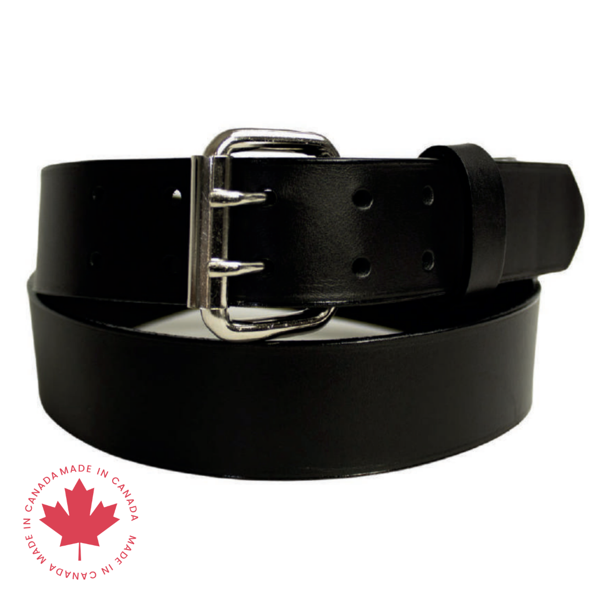 Double Prong Leather Belt