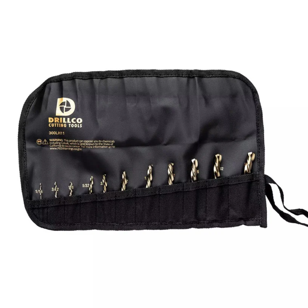 Drillco Left Hand Drill Bit Set