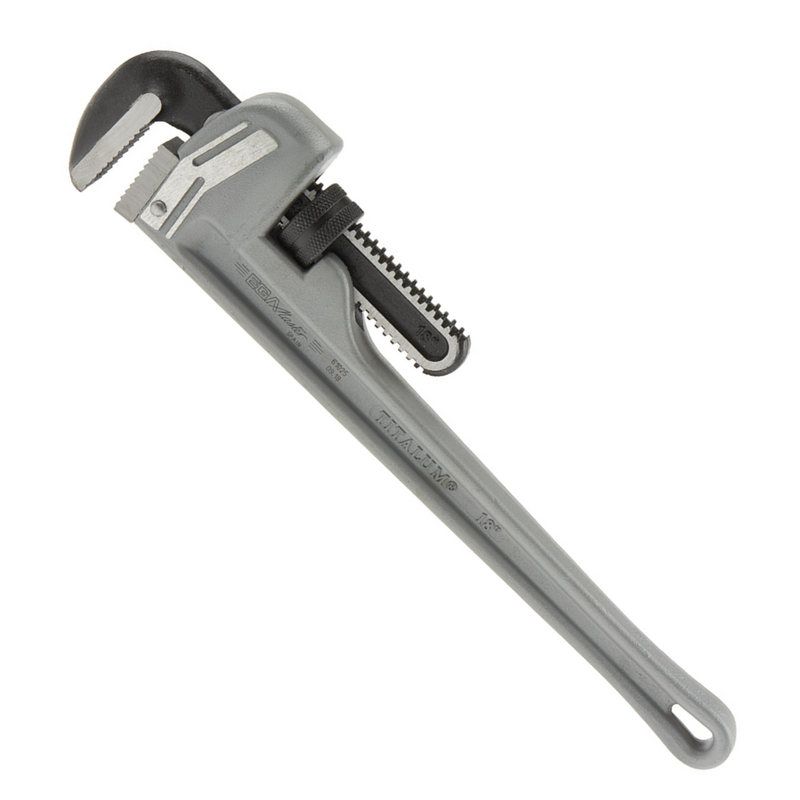 EGA Master 18" HD Aluminum Adjustable Pipe Wrench
