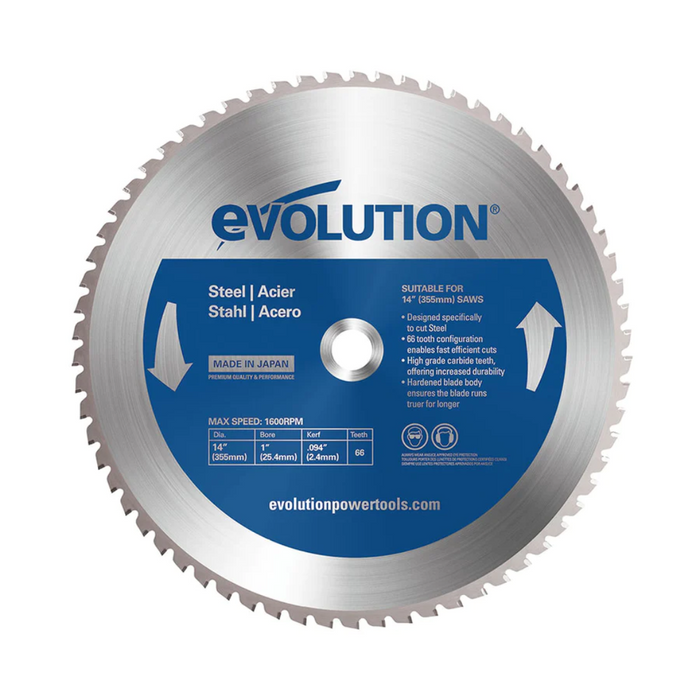 Evolution 14" Metal Cutting TCT Blades