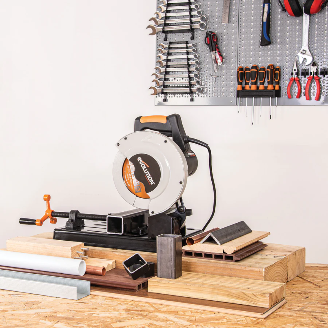 Evolution RAGE4: Multi-Material Cutting Chop Saw With 7-1/4 In. Blade