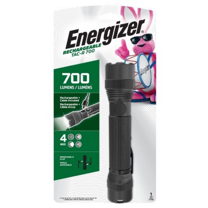 Energizer® Performance Metal Rechargeable Tactical Flashlight (700 lumens)