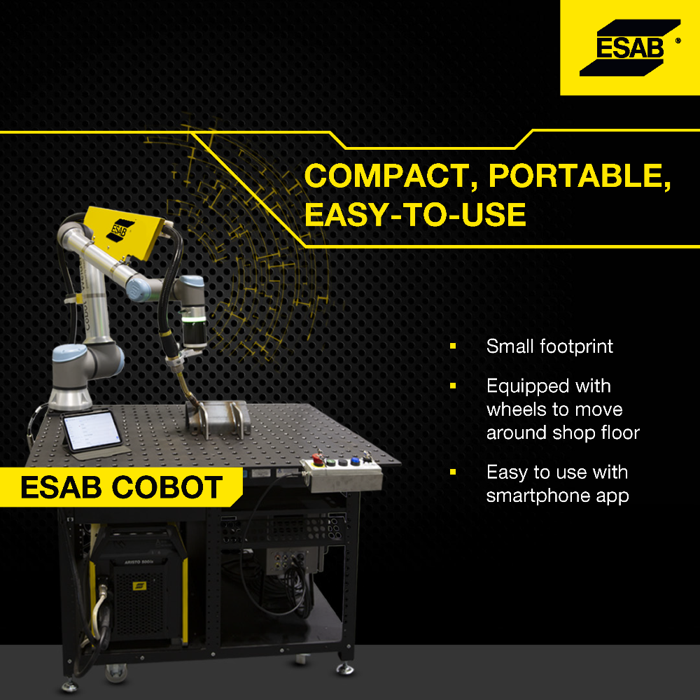 ESAB Cobot, Portable, Compact