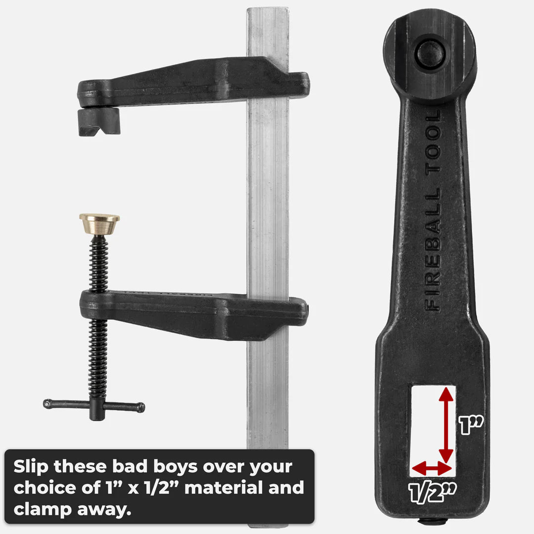Fireball Tool Mini Maximus Bar & Dog Clamp Kit
