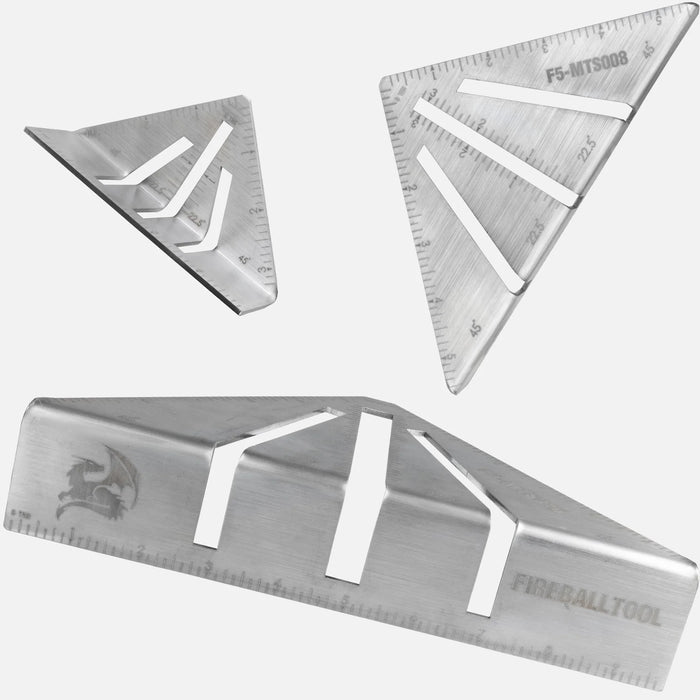 Fireball Miter Square 3 Pack (5", 8", 10")