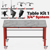 Fireball Pro Welding Fixture Table Kit, 6' x 3'