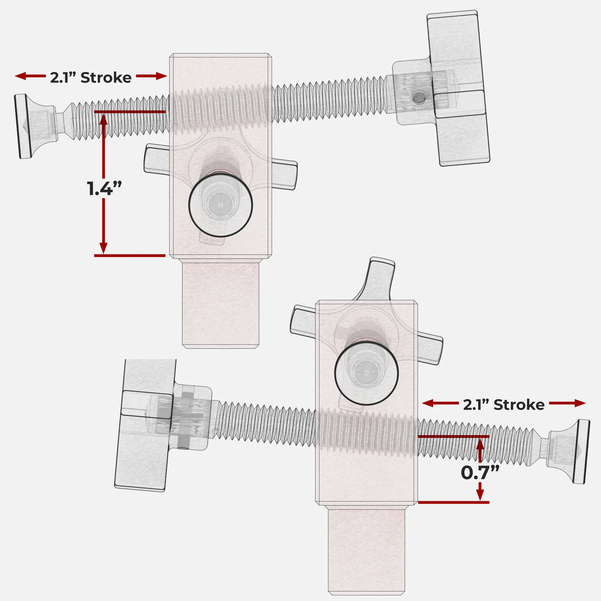 Fireball Tool Side Push Clamp - 3/4" System