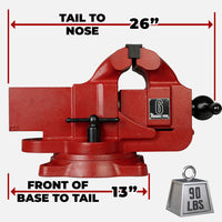 Fireball Tool 6" - Compact Hardtail Vise