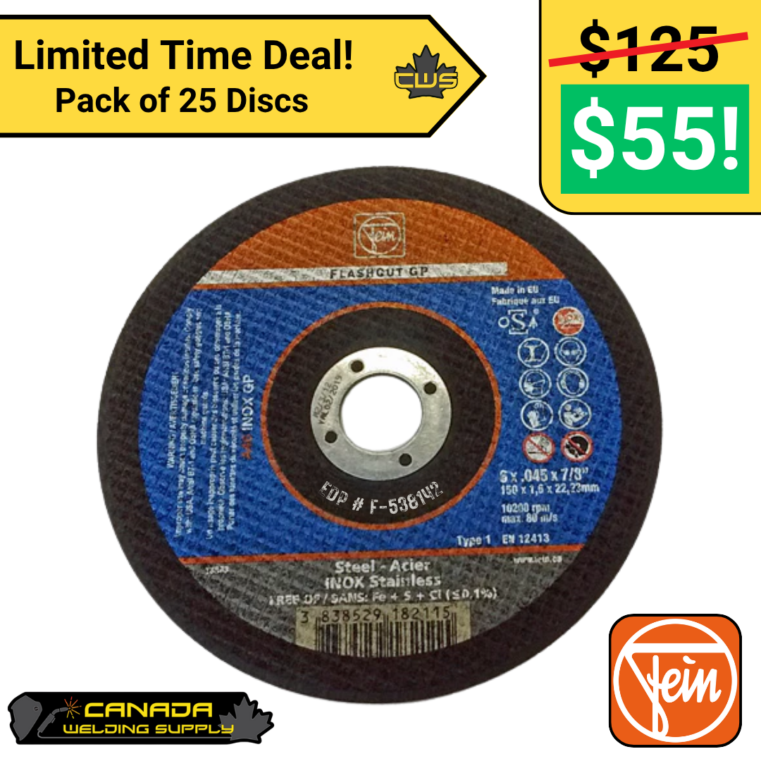 FEIN Flashcut GP Steel/Stainless Cutting Wheels (25/Pack)