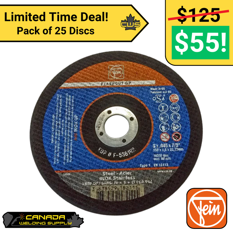 FEIN Flashcut GP Steel/Stainless Cutting Wheels (25/Pack)