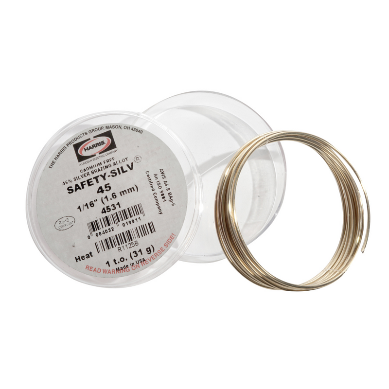 Harris Safety-Silv® 45% Silver Solder Brazing Alloy