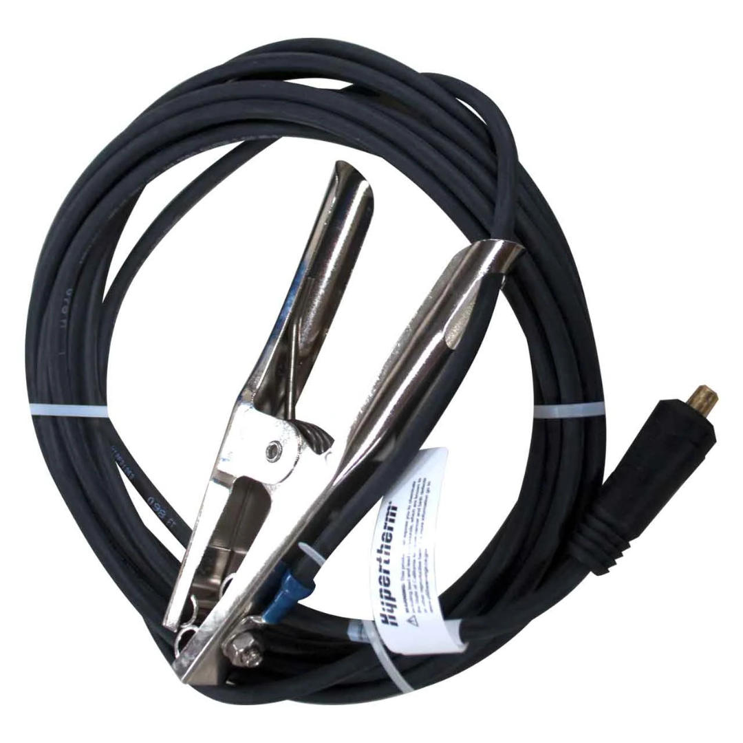 Hypertherm Work Lead with Hand Clamp, 25 ft, 85A