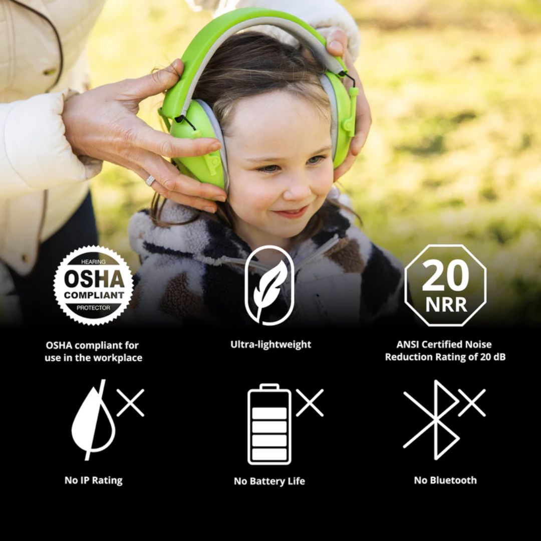 ISOTUNES Junior Defender Hearing Protection for Kids