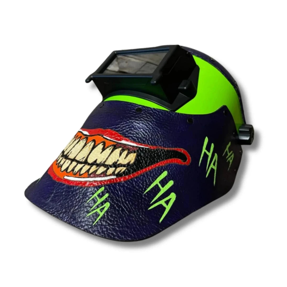 Outlaw Leather Lime Green Joker Smile