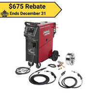 Lincoln Power MIG 262MP Multi-Process Welder Aluminum One-Pak (Push Gun)