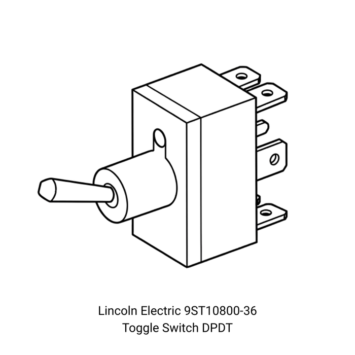 Lincoln Electric 9ST10800-36, Toggle Switch DPDT