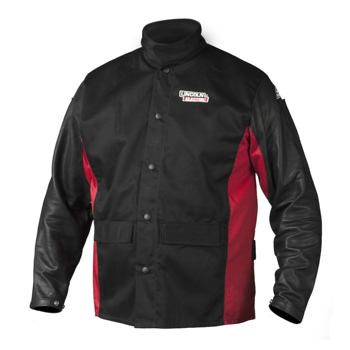 Lincoln Electric Shadow Grain Leather Sleeved Welding Jacket