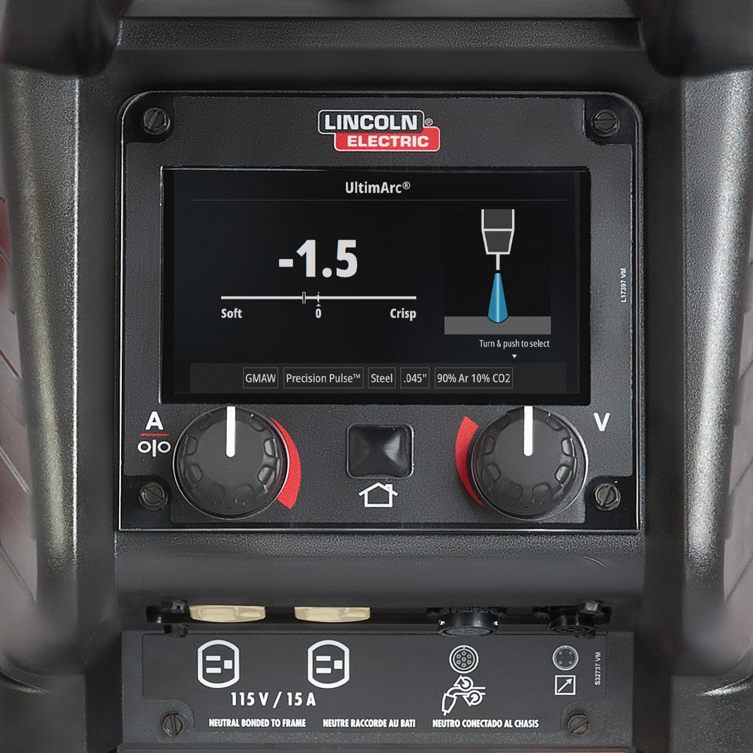 Lincoln Power MIG 262MP Multi-Process Welder Aluminum One-Pak (Push Gun)
