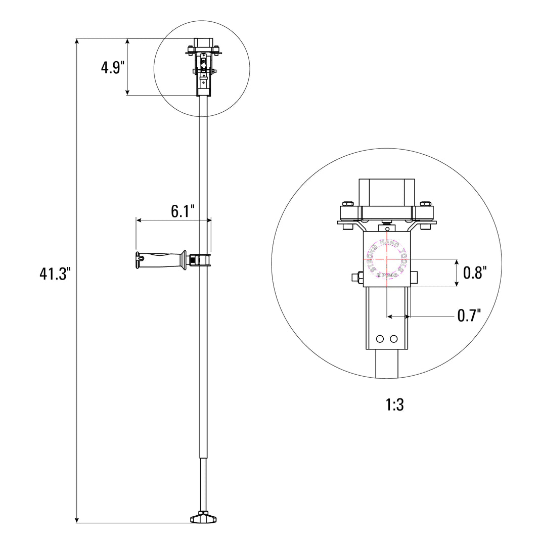 Strong Hand On/Off Magnetic Part Picker